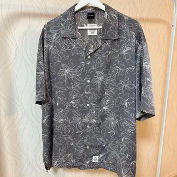 Applebum Veuns Suede S/S 오버사이즈 셔츠