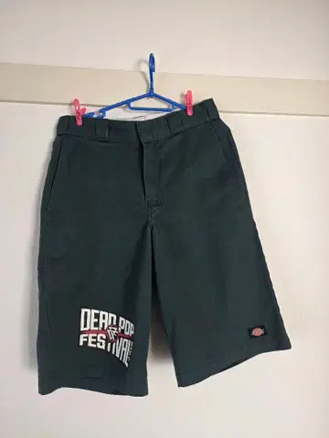 Dickies 디키즈 DEAD POP FESTIVAL 숏팬츠