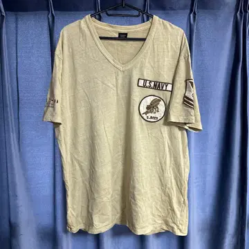 극레어 2XL 아비렉스 T셔츠 US NAVY 씨비즈 AVIREX