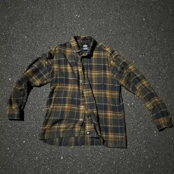 [ 폭 레어 ] 90s dickies 플란넬 셔츠