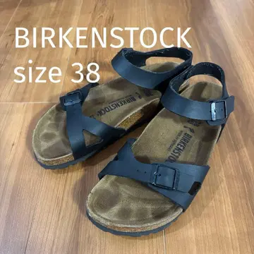 BIRKENSTOCK RIO 샌들 블랙 24.5cm 38 독일제