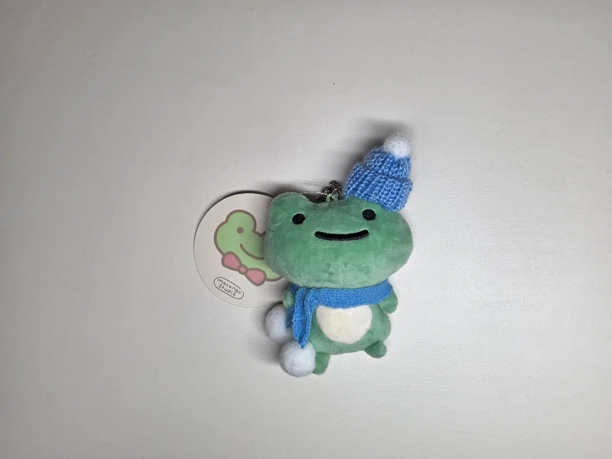 개구리 인형 키링 겨울