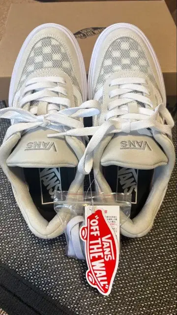 VANS 스니커즈 체커보드 화이트