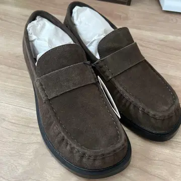 ZARA 로퍼 다크 브라운 100% 소가죽