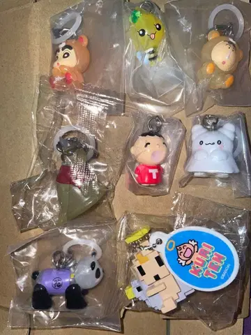 메지루시 액세서리 묶음 판매 산리오 물방울짱 짱구는 못말려(크레용 신짱)