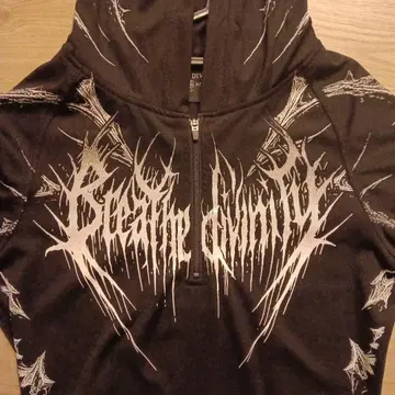 Breathedivinity 하프 지퍼 컴프레션 블랙