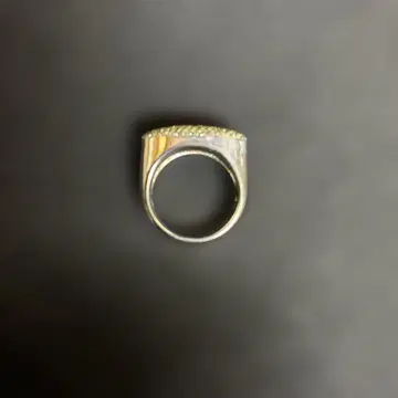 [ 새상품급 ] 실버 925 오벌 파베 돔 반지 12호