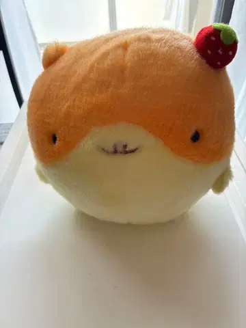 딸기 모티브 햄스터 봉제 인형