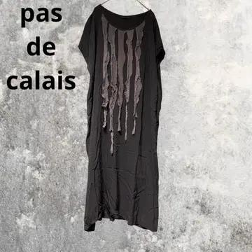 pas de calais 레이온 실크 원피스 고딕 모드