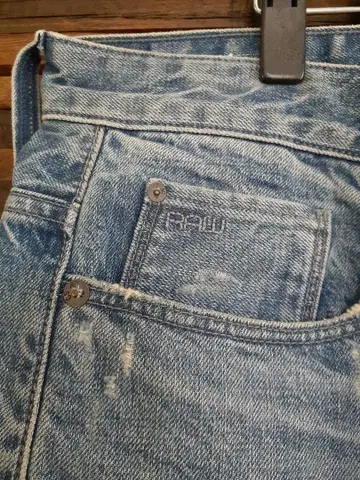 G-STAR RAW 데님 숏팬츠 데미지 가공