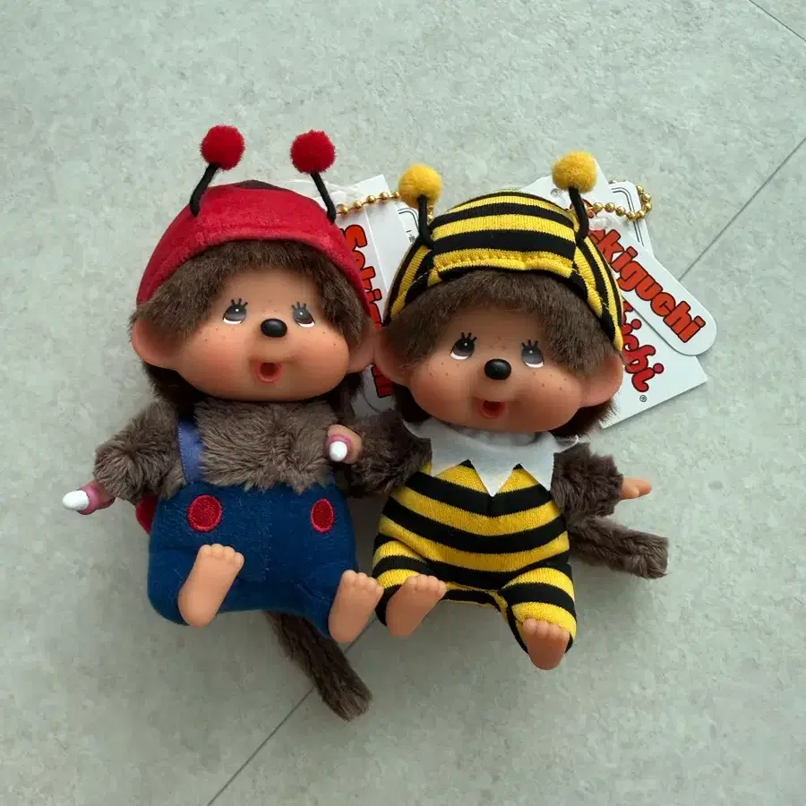 몬치치 꿀벌/무당벌레 빅헤드 SS 키체인 키링