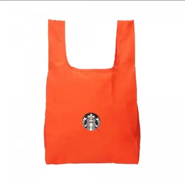 [ 미사용 새상품 ] STARBUCKS x BEAMS 에코백 오렌지 스벅