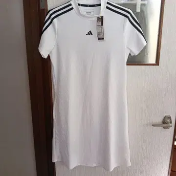 adidas 여성용 골프 원피스 화이트 XL