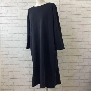 7.16 t703 주카 긴팔 T셔츠 원피스 면 100% M