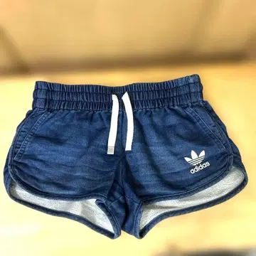 adidas Originals 숏팬츠 XS 블루 데님풍