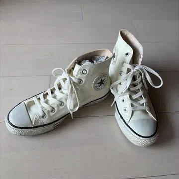 CONVERSE Chuck Taylor 하이컷 화이트 비닐