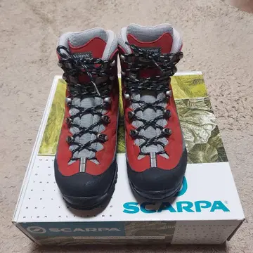 SCARPA 등산화 트레킹 슈즈 레드 여성용 24.5~25cm