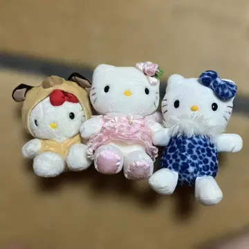 헬로키티 산리오 헤이세이 레트로 봉제 인형 묶음 판매