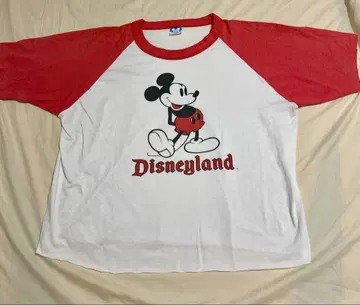 90s XL 빈티지 디즈니랜드 미키 티셔츠
