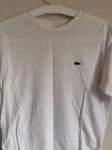 LACOSTE 라코스테 화이트 T셔츠 남성용
