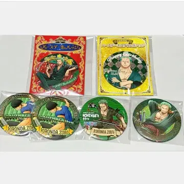 ONE PIECE 조로 벌스데이 캔뱃지
