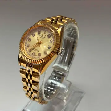 ELGIN DATE 쿼츠 손목시계 FK-330-A 새상품 배터리 교환 완료