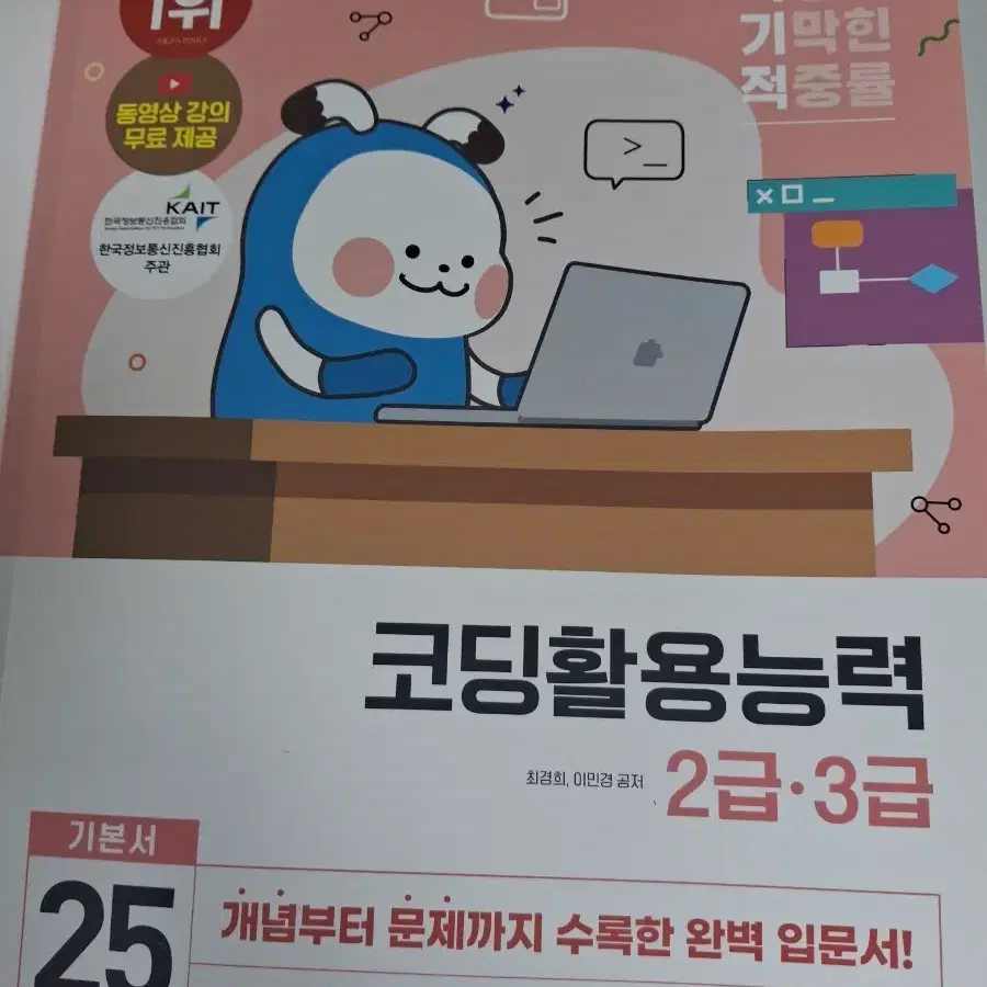 코딩활용능력 2급 3급 기본서
