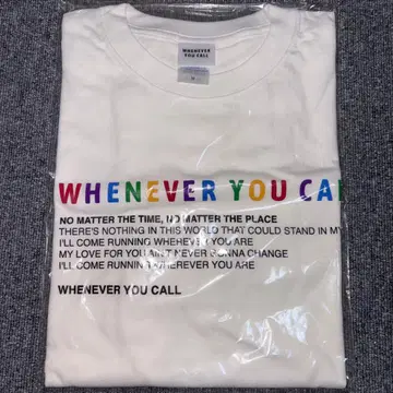 아라시 WHENEVER YOU CALL 티셔츠