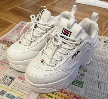 FILA 통굽 스니커즈 23.5 Disruptor II Wedge