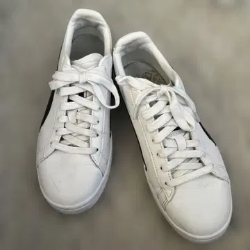 PUMA 화이트 스니커즈 클리닝 완료