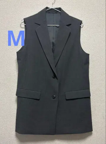 유니클로 지레 자켓 베스트 M 사이즈 그레이