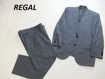 REGAL 리갈 2버튼 싱글 수트 그레이 스트라이프 AB5