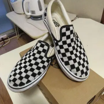 VANS 슬립온 체커보드 메쉬