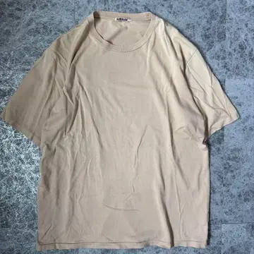 오라리 LUSTER PLAITING TEE 베이지 T셔츠 4