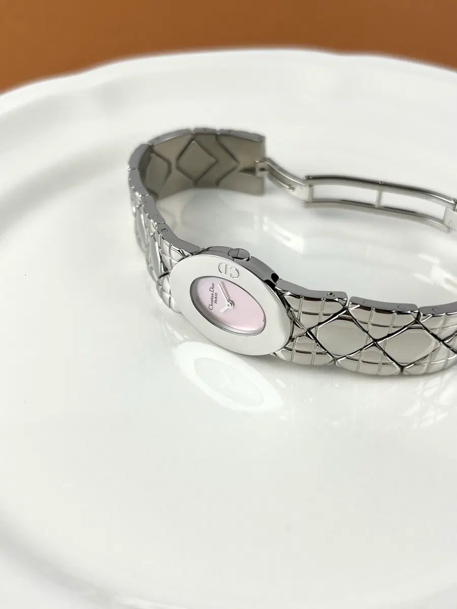 [FULL SET] DIOR round symbol pink shell