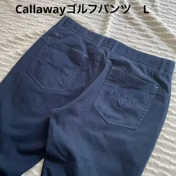 캘러웨이 골프 팬츠 네이비 L 스트레치 새상품급