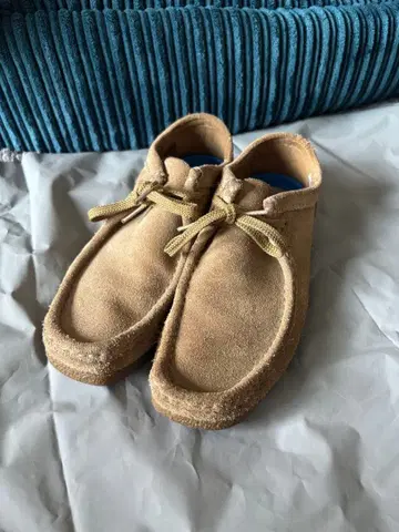 Clarks Collection 스웨이드 모카신 베이지 25.5