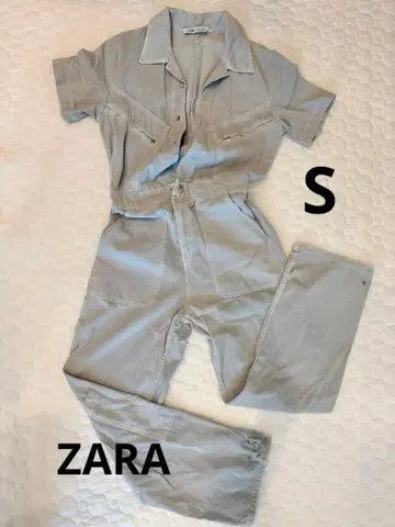 [ 새상품급 ] ZARA 반팔 올인원 살로펫 그레이 S
