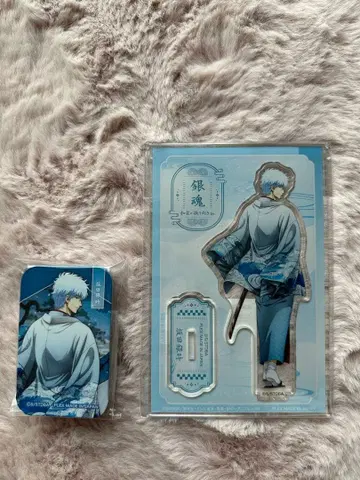 [ 새상품 ] 은혼 일본 의류 x 뒤돌아보기 Ver. 사카타 긴토키 아크릴 스탠드 캔 케이스