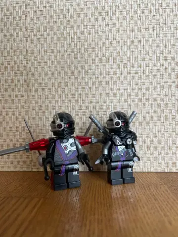레고 닌자고 미니 피규어 2체 70725 크립토 장군 닌드로이드