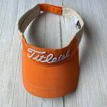 Titleist 타이틀리스트 골프 남성용 선바이저 오렌지 베이지