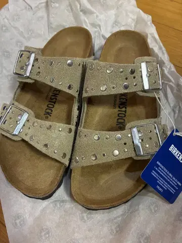 BIRKENSTOCK Arizona Rivet Taupe 36 빌켄