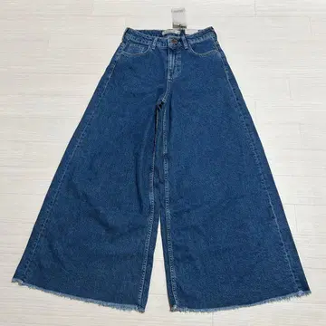 ZARA 와이드 레그 데님 컷오프 2020AW 사이즈 34 택 포함 새상품