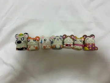꼬마햄토리 손가락 인형 소프트 비닐 7개 세트 헤이세이 레트로