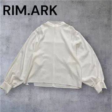 RIM.ARK 림아크 긴팔 블라우스 볼륨 슬리브 소매 리본