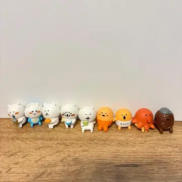 나가노의 곰 농담곰 두더지 크로켓 피규어