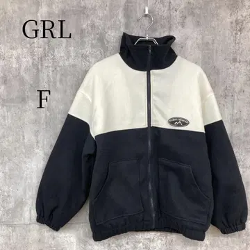 GRL 그레일 바이컬러 충전솜 퀼팅 자켓 F