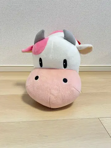목장 이야기 소 봉제 인형 핑크 XL