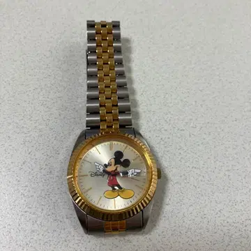 Disney 미키마우스 손목시계 콤비 컬러