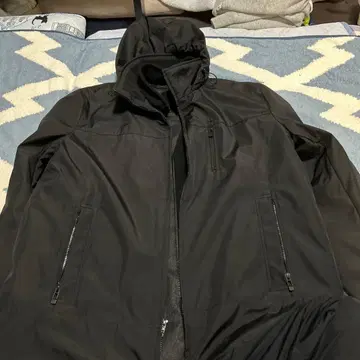 Calvin Klein 후드 부착 자켓 블랙 XL